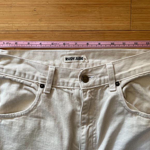 Rudy Jude Cream and Tan Straight Leg Pants - Picture 6 of 11
